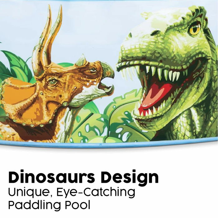 Bestway Piscina Rigida Infantil PVC Dinosaurios 183x38 cm +2 Años Jardin 55022 Bestway Piscina Rigida Infantil PVC Dinosaurios 183x38 cm +2 Años Jardin 55022