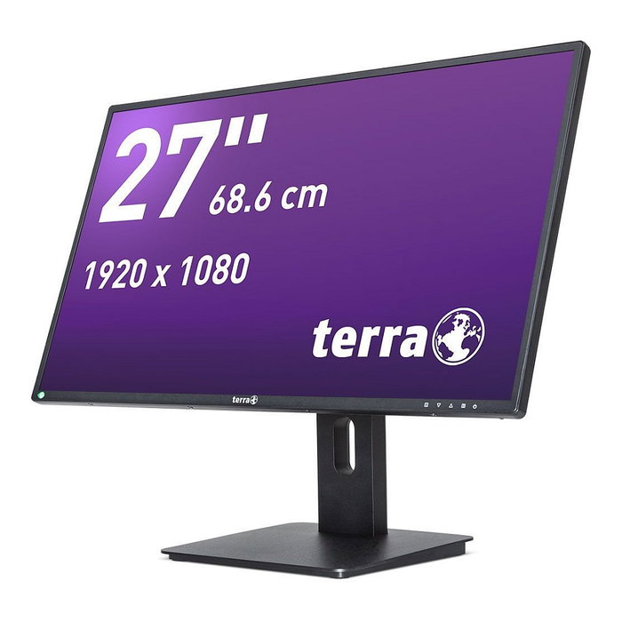 Terra Monitor 27" Full HD IPS 75Hz V4 Greenline Plus - Negro - 1920x1080, HDMI, DisplayPort, USB-C, Altavoces, Altura Ajustable, VESA, Low Blue Light