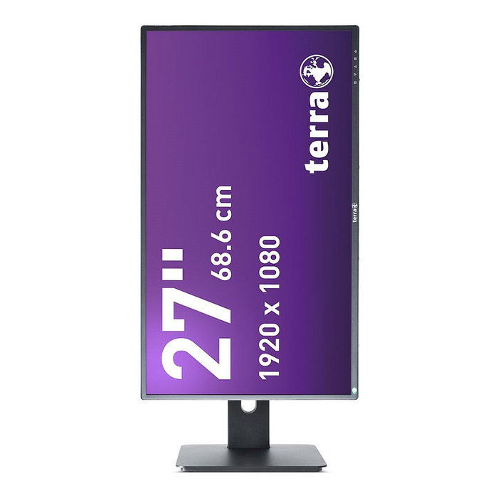 Terra Monitor 27" Full HD IPS 75Hz V4 Greenline Plus - Negro - 1920x1080, HDMI, DisplayPort, USB-C, Altavoces, Altura Ajustable, VESA, Low Blue Light