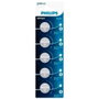 Philips CR2032P5/01B Pack de 5 Pilas de Botón de Litio 3V