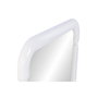 DKD Home Decor Espejo Moderno Lacado Blanco Roto 70x106 cm