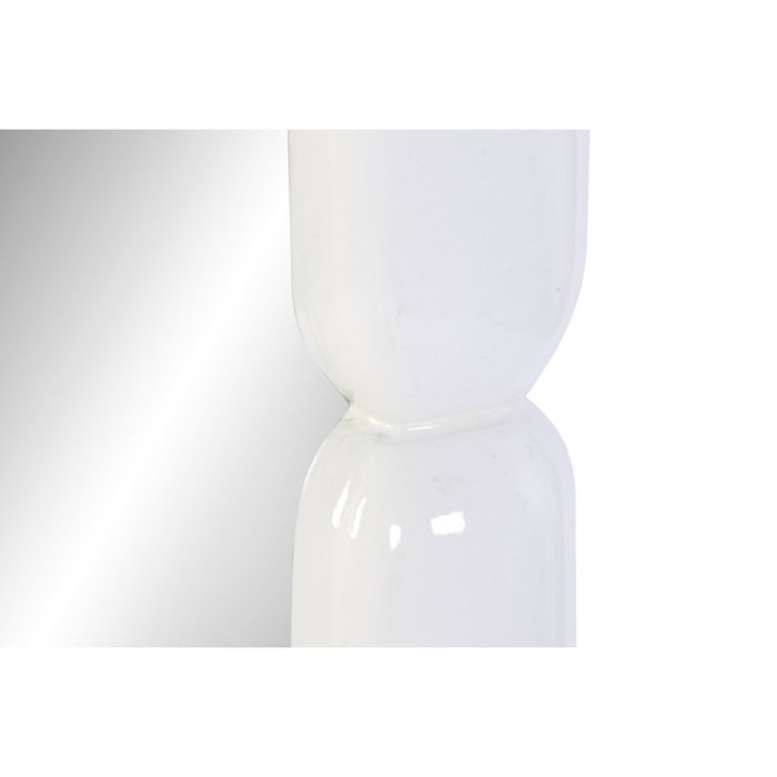 DKD Home Decor Espejo Moderno Lacado Blanco Roto 70x106 cm DKD Home Decor Espejo Moderno Lacado Blanco Roto 70x106 cm