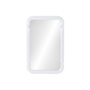 DKD Home Decor Espejo Moderno Lacado Blanco Roto 70x106 cm