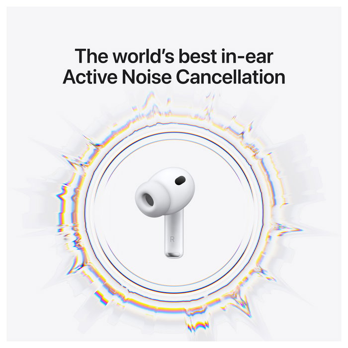 Apple AirPods Pro (3.ª generación) con estuche de carga MagSafe USB-C - Blanco Apple AirPods Pro (3.ª generación) con estuche de carga MagSafe USB-C - Blanco