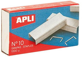 APLI PAPER Grapas Galvanizadas nº 10, 20 Cajas de 1000 Unidades