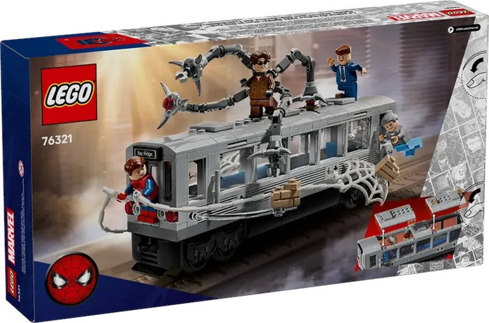 LEGO Marvel Spider-Man vs. Doc Ock: Escena del Tren Subterráneo 76321 LEGO Marvel Spider-Man vs. Doc Ock: Escena del Tren Subterráneo 76321