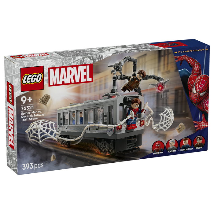 LEGO Marvel Spider-Man vs. Doc Ock: Escena del Tren Subterráneo 76321 LEGO Marvel Spider-Man vs. Doc Ock: Escena del Tren Subterráneo 76321