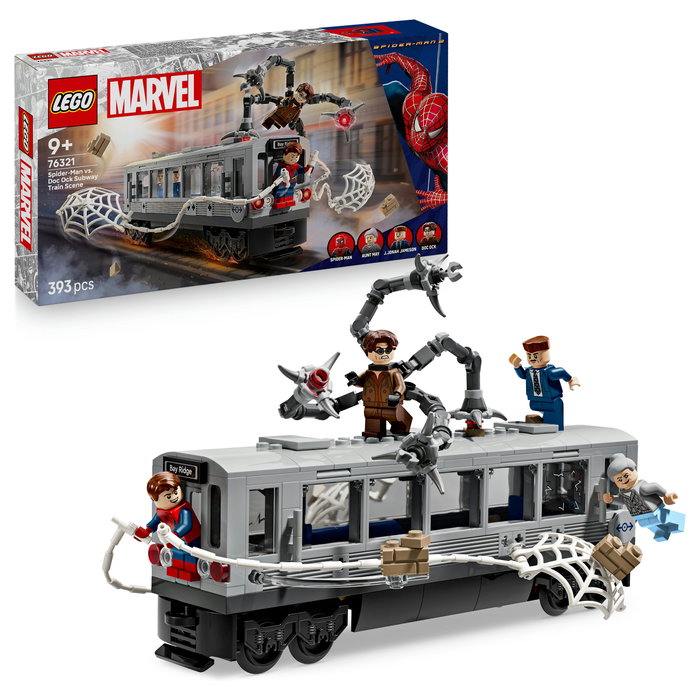 LEGO Marvel Spider-Man vs. Doc Ock: Escena del Tren Subterráneo 76321 LEGO Marvel Spider-Man vs. Doc Ock: Escena del Tren Subterráneo 76321