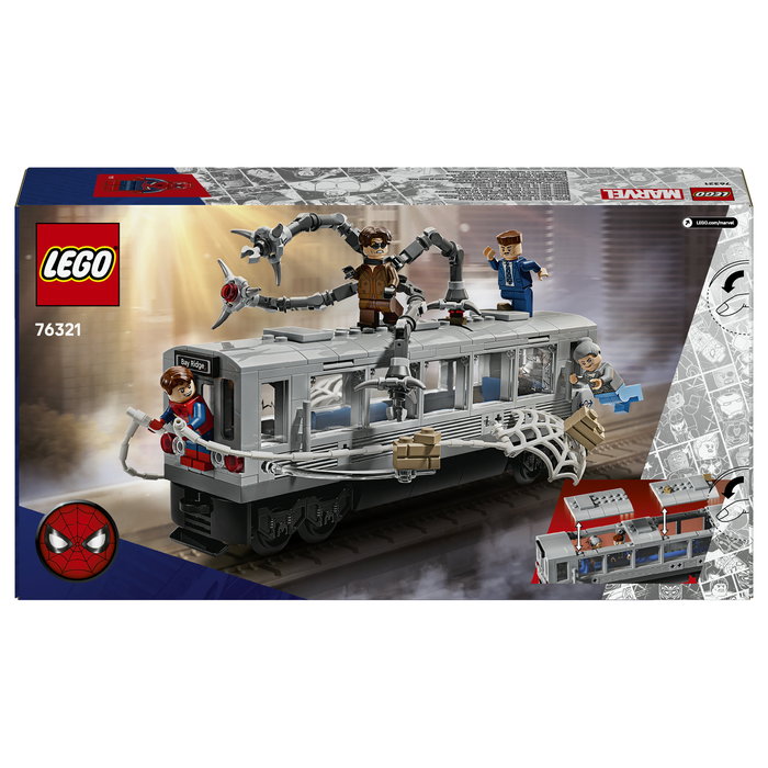 LEGO Marvel Spider-Man vs. Doc Ock: Escena del Tren Subterráneo 76321 LEGO Marvel Spider-Man vs. Doc Ock: Escena del Tren Subterráneo 76321