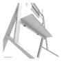 Newstar Neomounts FL50-525WH1 Blanco