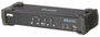 Aten CS1764A Interruptor KVM de 4 Puertos con DVI y Hub USB 2.0