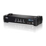 ATEN DATA KVM Switch USB DVI de 4 puertos, con Hub USB 2.0 y Audio incluido, Resolución 1920x1200 WUXGA