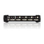 ATEN DATA KVM Switch USB DVI de 4 puertos, con Hub USB 2.0 y Audio incluido, Resolución 1920x1200 WUXGA