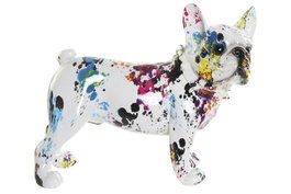 DKD Home Decor Figura de Resina Bulldog Multicolor