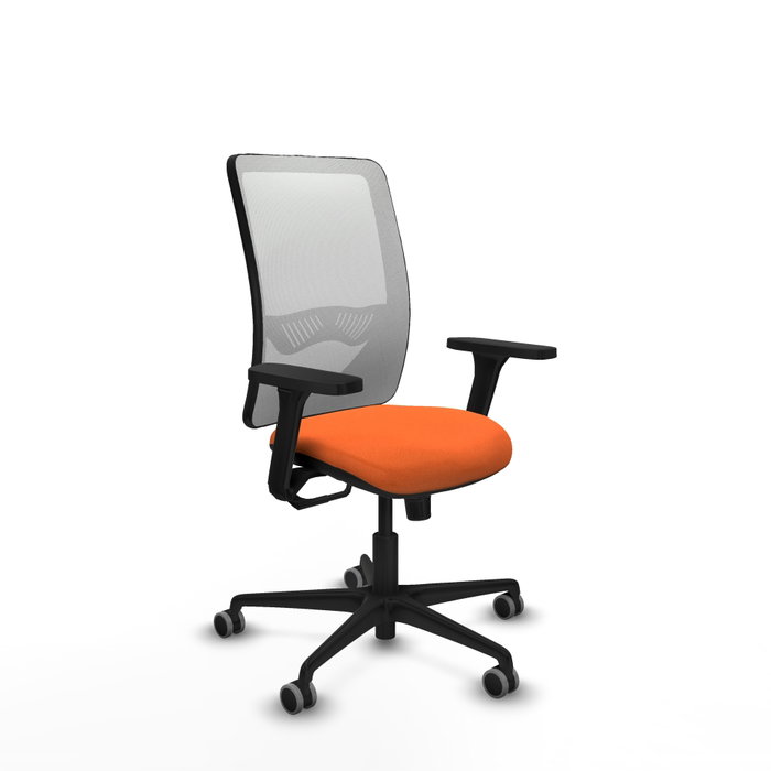 PIQUERAS Y CRESPO Silla de oficina Zulema Naranja y Blanco PIQUERAS Y CRESPO Silla de oficina Zulema Naranja y Blanco