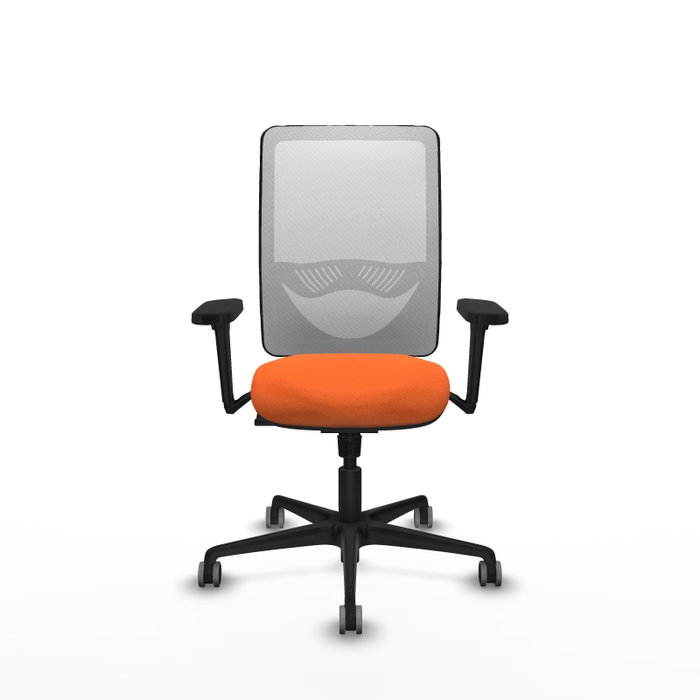 PIQUERAS Y CRESPO Silla de oficina Zulema Naranja y Blanco PIQUERAS Y CRESPO Silla de oficina Zulema Naranja y Blanco