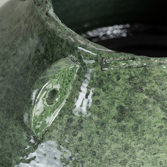 Jarrón Verde Cerámica Decoración 36 X 36 X 50 cm