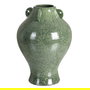 Jarrón Verde Cerámica Decoración 36 X 36 X 50 cm