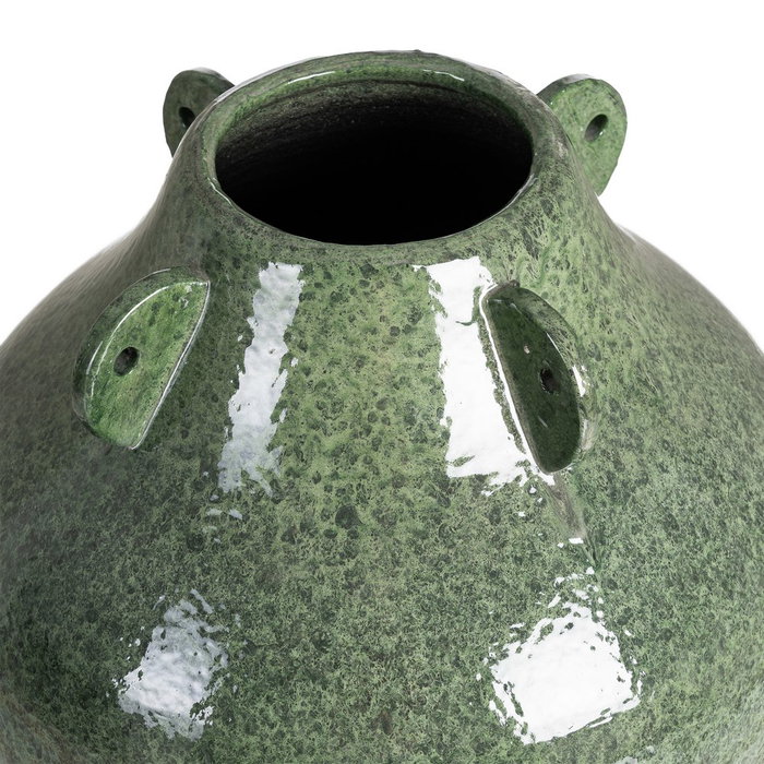 Jarrón Verde Cerámica Decoración 36 X 36 X 50 cm