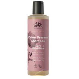 URTEKRAM Champú Protector del Color para Cabello Teñido Soft Wild Rose - 250 ml - Vegan, Ecológico, con Aloe Vera y Extracto de Rosa