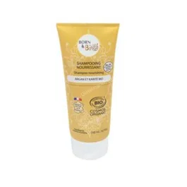Born To Bio Champú Nutritivo Argán y Karité Orgánico 200ml para Hidratación y Fortalecimiento Capilar