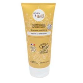 BORN TO BIO Champú Nutritivo Argán Y Karite 200Ml Orgánico Cabello Suave Y Protegido