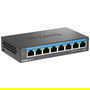 D-Link DMS-108 Switch de Sobremesa 8 Puertos Multigigabit 2.5G (10/100/1000/2500 Mbps) No Gestionado Plug and Play, Ideal para Wi-Fi 6 y NAS