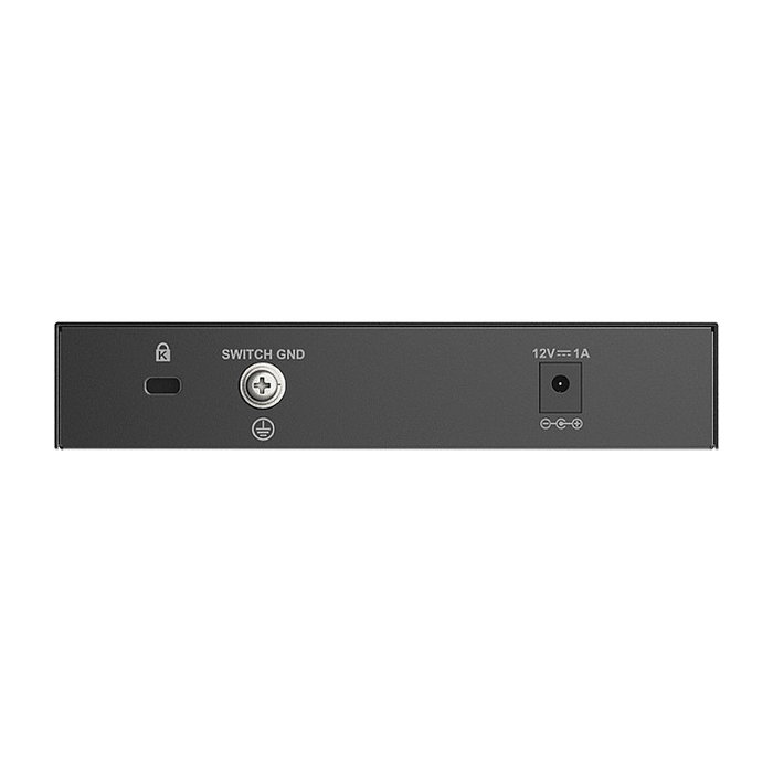 D-Link DMS-108 Switch Gigabit Ethernet No Administrado 8 Puertos 2.5G, Negro