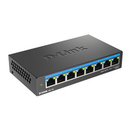 D-Link DMS-108 Switch Gigabit Ethernet No Administrado 8 Puertos 2.5G, Negro