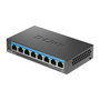 D-Link DMS-108 Switch Gigabit Ethernet No Administrado 8 Puertos 2.5G, Negro