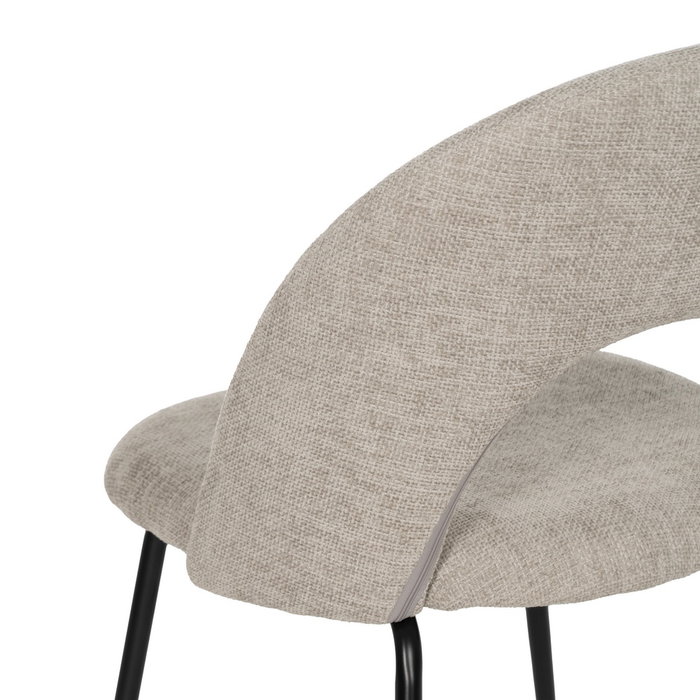 Ixia Silla Gris Tejido-Metal Contract Ixia Silla Gris Tejido-Metal Contract