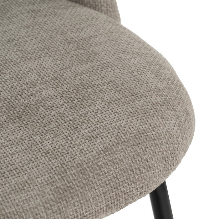 Ixia Silla Gris Tejido-Metal Contract Ixia Silla Gris Tejido-Metal Contract