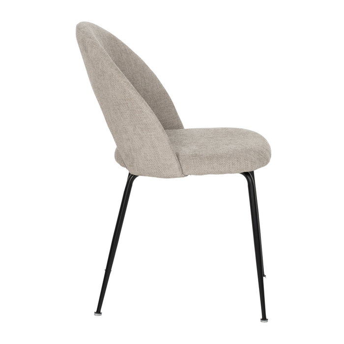 Ixia Silla Gris Tejido-Metal Contract Ixia Silla Gris Tejido-Metal Contract
