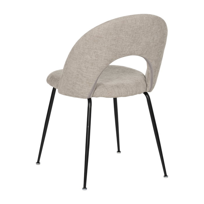 Ixia Silla Gris Tejido-Metal Contract Ixia Silla Gris Tejido-Metal Contract