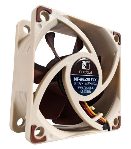 NOCTUA NF-A6x25 FLX Ventilador de 6 cm Marrón