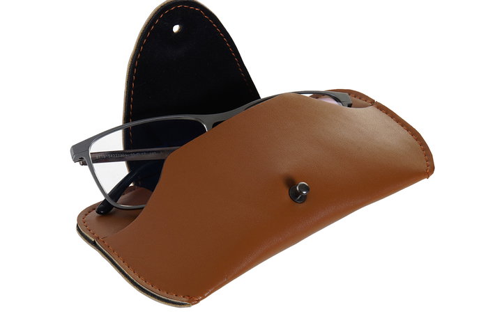 DKD Home Decor Funda para Gafas Rojo, Negro 7.5 x 3 x 16.5 cm (12 Unidades)