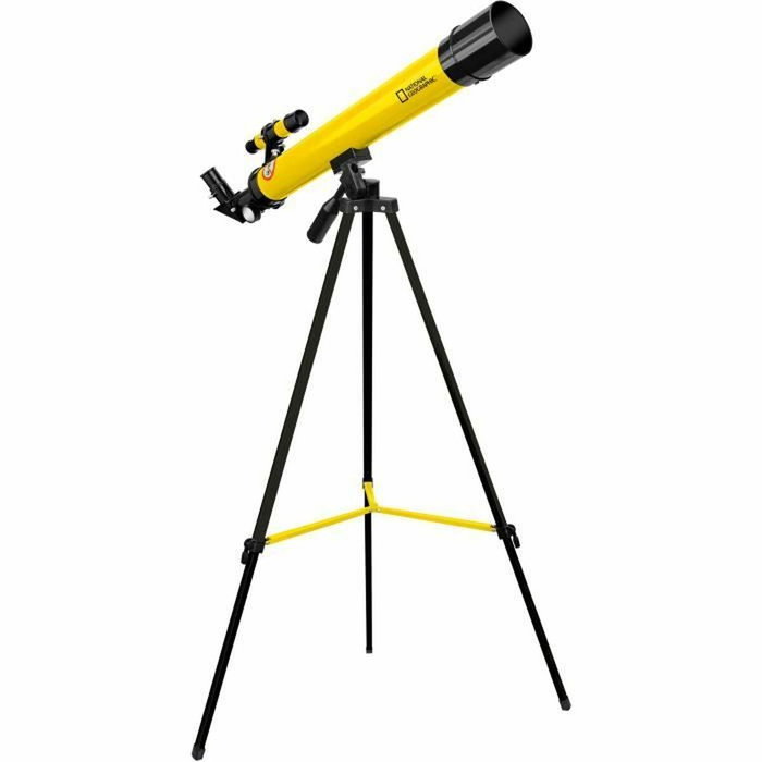 Bresser Telescopio astronómico para niños National Geographic 45/600 con montura AZ Bresser Telescopio astronómico para niños National Geographic 45/600 con montura AZ