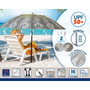 Sombrilla de playa Ø 240 cm SPF50+ Oriental