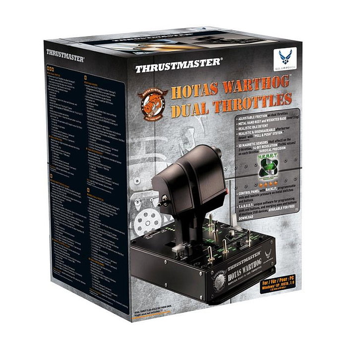 Thrustmaster HOTAS Warthog Dual Throttles Negro USB PC