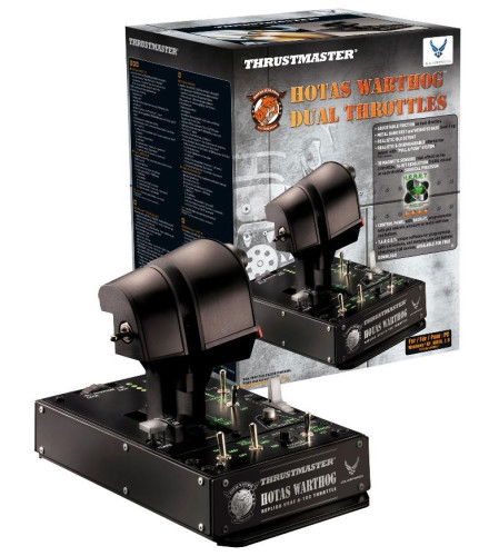 Thrustmaster 2960739 HOTAS Warthog Dual Throttles Negro USB Simulador de Vuelo PC
