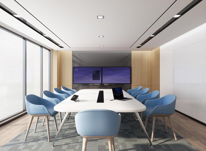 Yealink MeetingBar A30 Teams Edition - Videoconferencia todo en uno para salas medianas con Android 9.0, Zoom, 8MP, IA, 2x HDMI, CTP18 Touch Panel