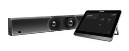 Yealink MeetingBar A30 Videoconferencia para Salas Medias 8MP Cámara Gran Angular 120°, 2x HDMI out, HDMI in, 2x USB 2.0, Rj-45, Android 9.0, Incl. CTP18 Panel Táctil