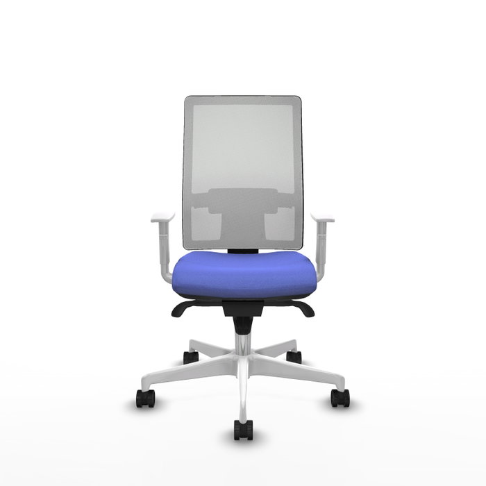 PIQUERAS Y CRESPO Silla de oficina Horna con mecanismo Sincro, Azul claro y Blanco PIQUERAS Y CRESPO Silla de oficina Horna con mecanismo Sincro, Azul claro y Blanco