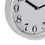 Ixia Reloj Decorativo Blanco de Madera y Cristal