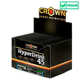 CROWN SPORT NUTRITION Hyperdrink 45 Neutro Bebida Deportiva en Polvo 10 x 47 g