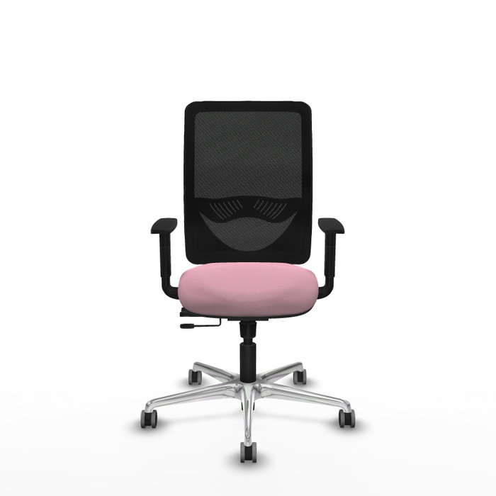 PIQUERAS Y CRESPO Silla de Oficina Zulema Rosa con Malla Negra PIQUERAS Y CRESPO Silla de Oficina Zulema Rosa con Malla Negra