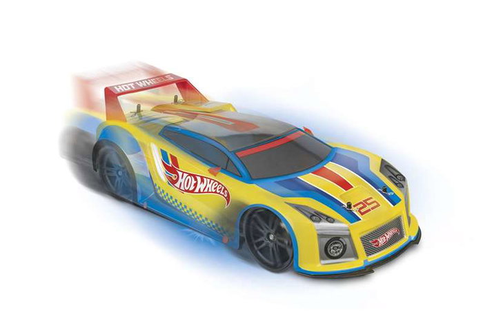 Hot Wheels Coche Radio Control a Batería Escala 1:10 para Niños +3 Años