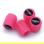 Occ Sport OCCLEV003 - Juego de 4 Tapones para Válvula LED Fluorescentes, Color Rosa, Material ABS, 3 x 1.5 cm, Universal