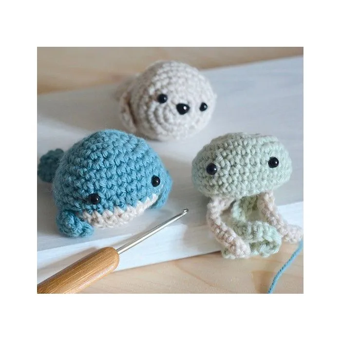 Sycomore SYC3517130011877 Caja Encantadora Amigurumi Animales Marinos Edades 10+