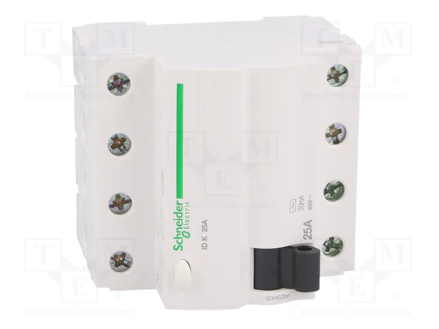 SCHNEIDER ELECTRIC Interruptor diferencial ACTI9 RCD 25A 30mA 4 polos